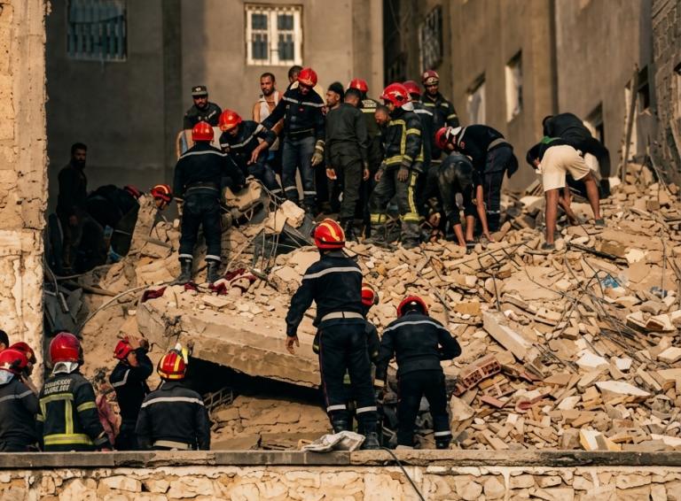 Fès : le bilan de l’effondrement d’un immeuble s’élève à cinq morts